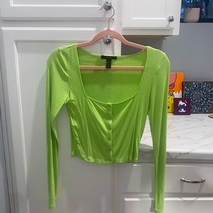 Bright Green Top! :)